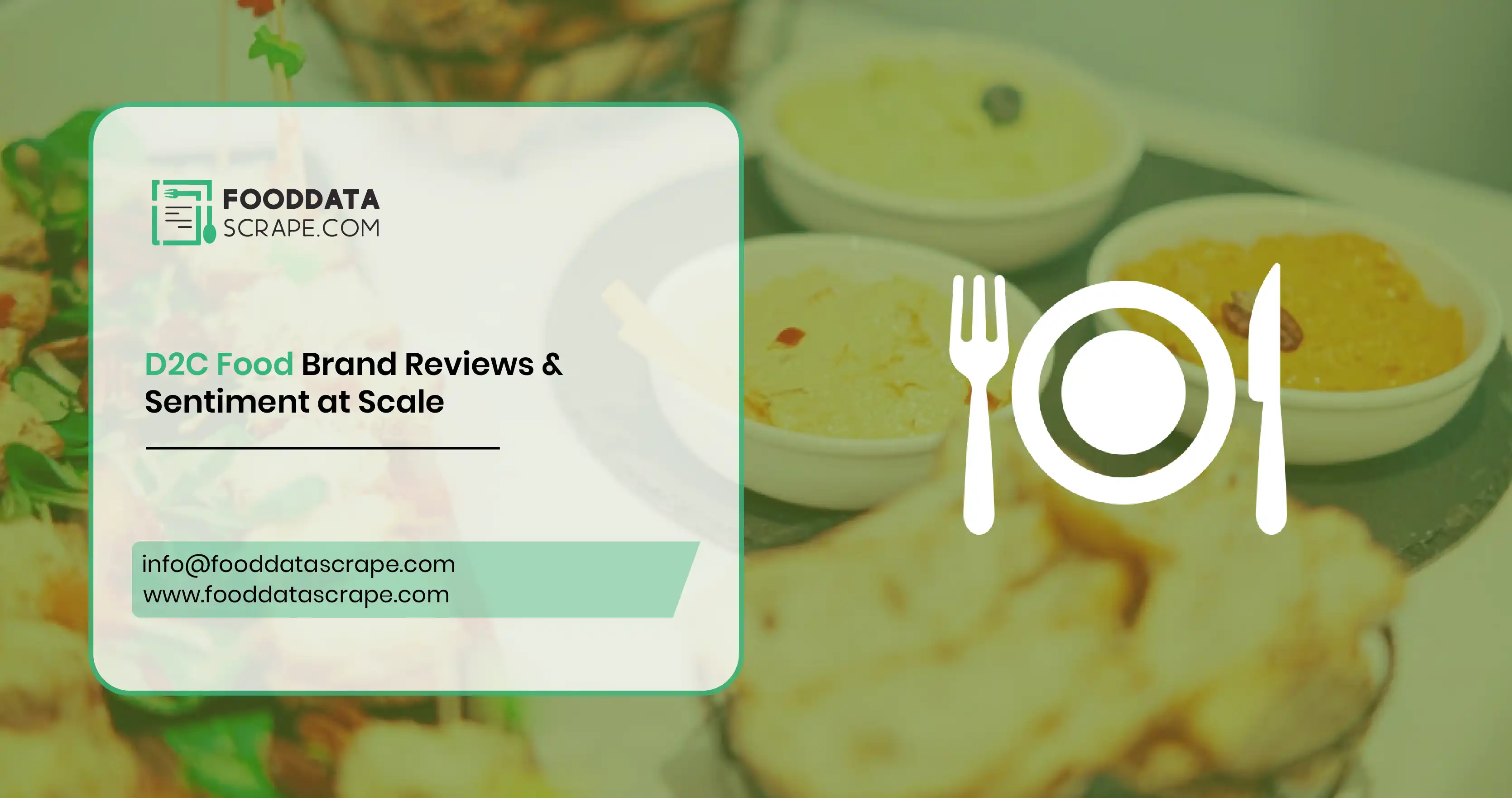 D2C Food Brand: Reviews & Sentiment at Scale
